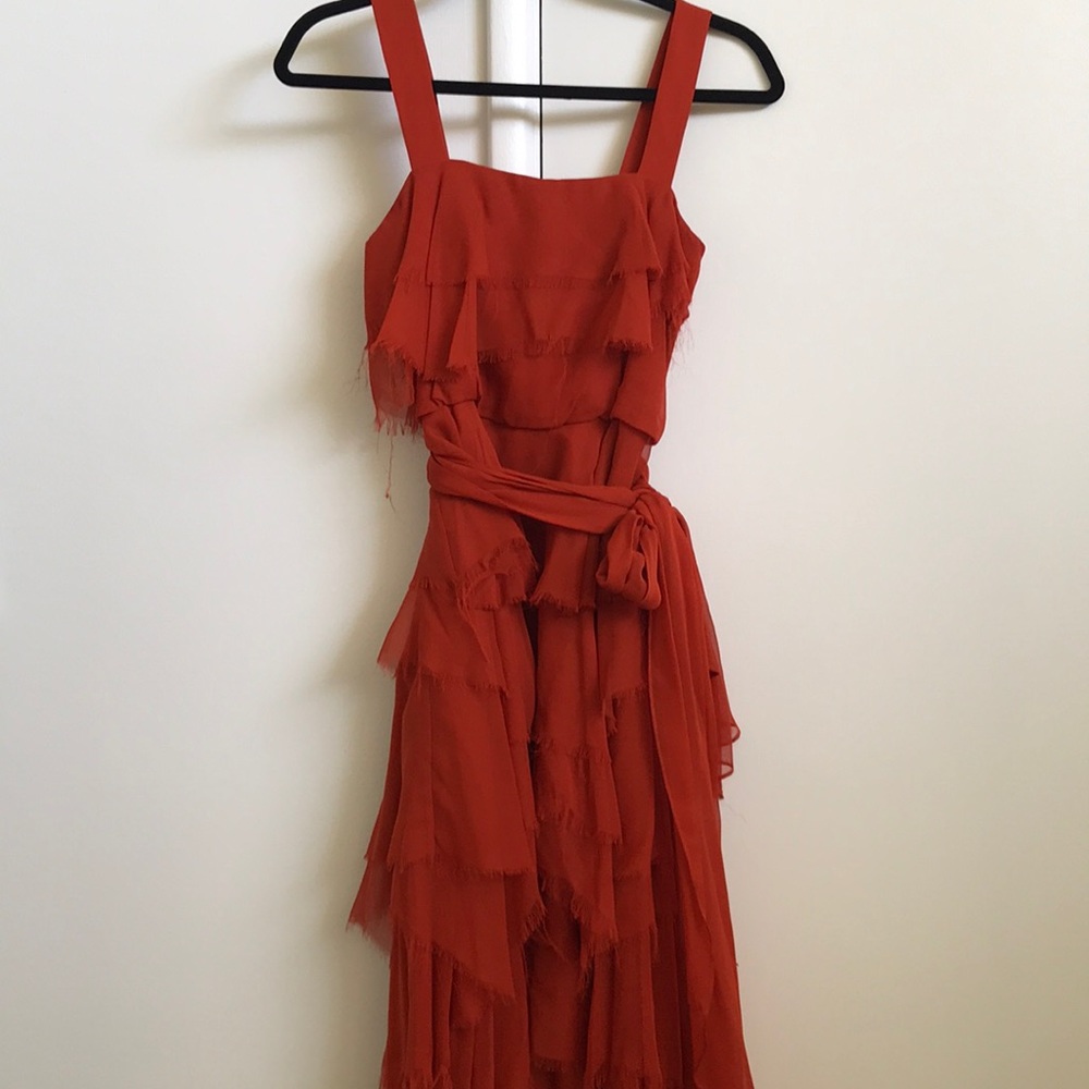 Adam by Adam Lippes Orange Dress